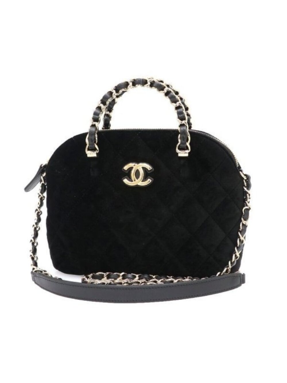 Chanel Velvet Chain Shoulder Bag